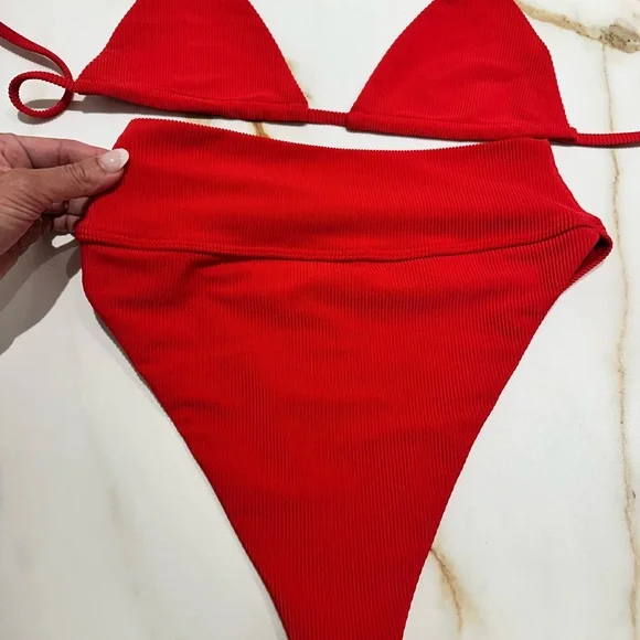 Beach Riot Red Bikini Set - Picture 6 of 9